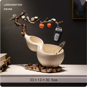 鑰匙收納客廳玄關葫蘆招財裝飾品