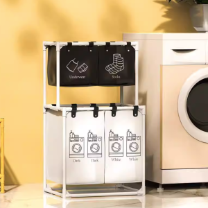 全新多功能衣簍髒衣籃衣物收納籃衛浴多層分類收納籃放髒衣收納